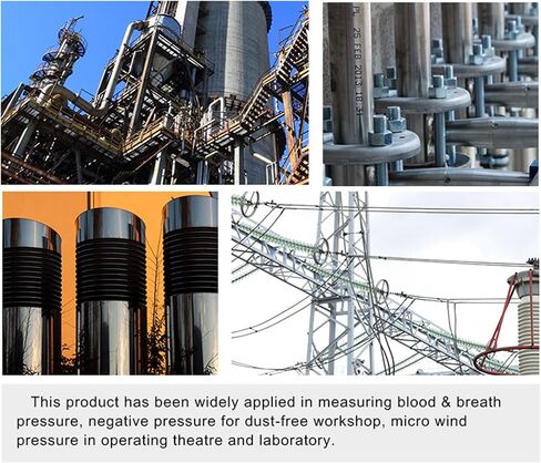 Small Differential Pressure Gauges High Resolution LCD Display HVAC Pressure Meter Device For Precise Airflows Testing in Saudi Arabia