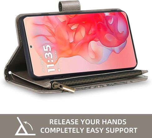 ASUWISH PHONE CASE لـ MOTEROLA MOTO G Stylus 5G 2024 غطاء خلية محفظة مع حامي الشاشة حبل المعصم Mandala Flower Flow Slip Slot Slot Slot G5 Women Girls Blue in Kuwait