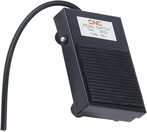 FS-1 AC 250V 10A Heavy Duty Metal Momentary Electric Power Antislip Foot Pedal Switch in Saudi Arabia