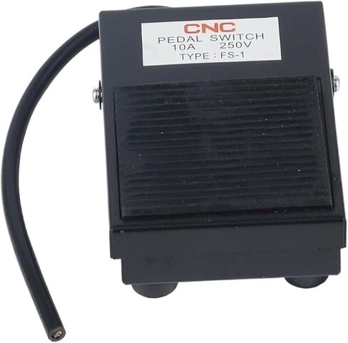 FS-1 AC 250V 10A Heavy Duty Metal Momentary Electric Power Antislip Foot Pedal Switch in Saudi Arabia