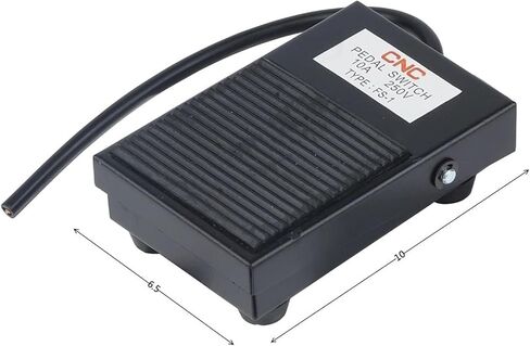 FS-1 AC 250V 10A Heavy Duty Metal Momentary Electric Power Antislip Foot Pedal Switch in Saudi Arabia