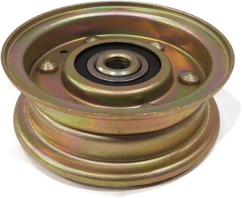 The ROP Shop (Pack of 3) Flat Idler Pulleys for Exmark 1-303076, 1303076, 1-323285, 1323285 in Saudi Arabia