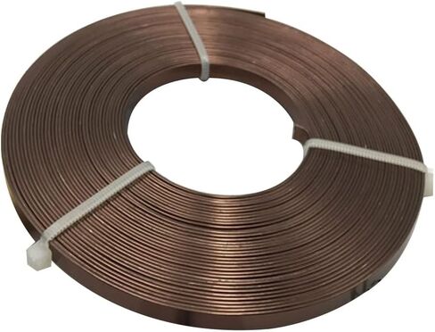 12 لونًا 4M Roll 5x1mm مسطح من الألمنيوم الأسلاك المعدنية الناعمة لصنع المجوهرات DIY والحرف ، 1 ٪ (أزرق) in Kuwait