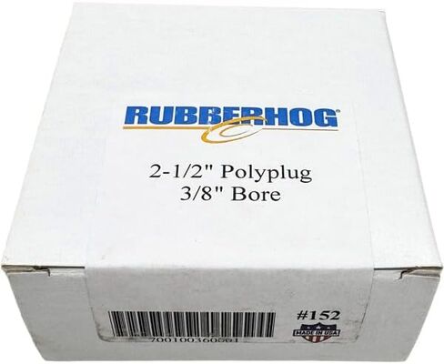 Rubberhog 2-1/2 "Polyplug لعجلات محيطية مع 3/8" Arbor Hole in Saudi Arabia