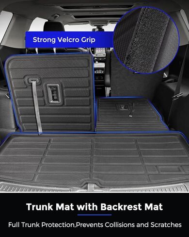 Custom Fit 4 Pcs Floor Mats for Dodge Durango 2011-2015 - All-Weather Rubber Mats & Liners, Heavy Duty Car Interior Protection for SUV, Weather-Resistant & Easy to Clean in Saudi Arabia
