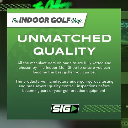 SIGPRO SOFTY GOLF MAT - جودة متميزة ودائمة - لممارسة الجولف الداخلية الواقعية - مصنوعة في الولايات المتحدة الأمريكية in Kuwait