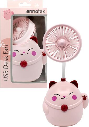Cute Animal Table Top Yellow Fan USB-C, Fun Office Desk Accessories, Desk Fans Small Quiet Electric Plug In, Small Plug In Fan, Table Fans, Cubical Accessories for Work (Green) in Saudi Arabia