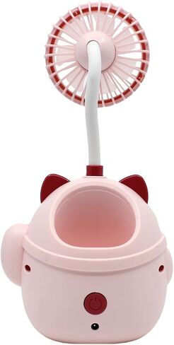 Cute Animal Table Top Yellow Fan USB-C, Fun Office Desk Accessories, Desk Fans Small Quiet Electric Plug In, Small Plug In Fan, Table Fans, Cubical Accessories for Work (Green) in Saudi Arabia