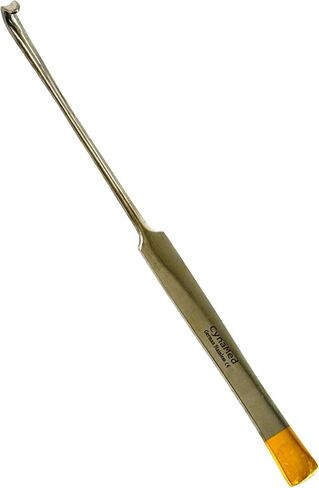 Pack of 5pcs - Animal Spay Hook, Veterinary Snook Hook for Ovaries and Uterus Removal - Flat Handle with Gold Tips and Smooth Finish - German Stainless Premium in Saudi Arabia