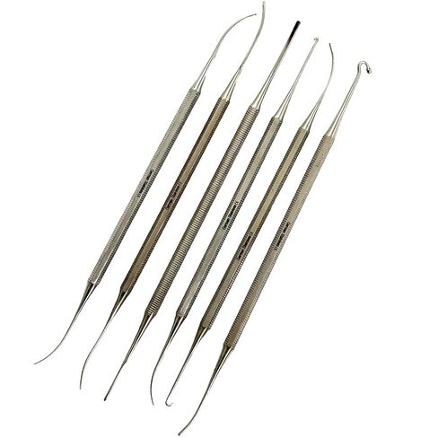 Varady Skin Hook Pack of 6 with Knurled Egonomic Handles - Autoclavable - German Stainless Steel in Saudi Arabia