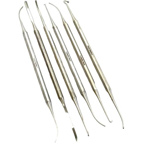 Varady Skin Hook Pack of 6 with Knurled Egonomic Handles - Autoclavable - German Stainless Steel in Saudi Arabia