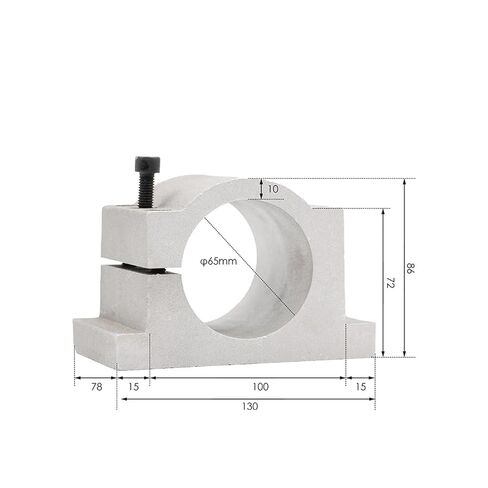 1.5kw ER16 D65 220V/380V Air Air Motor Spindle Motor ، 1.5kw ql reverter/VFD 4 Bearings (110V) in Kuwait