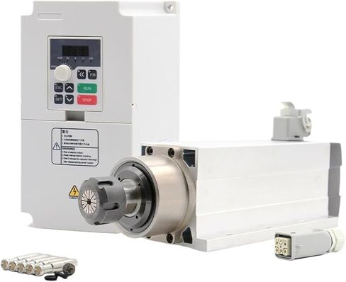 220V/380V 3.5KW 4 محمل محرك مغزل من CNC محرك مغزل ER25 محامل كرة الدوران وعاكس 4 كيلو وات (380 فولت) in Saudi Arabia