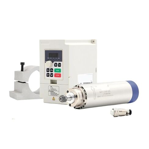 1.5kw ER11 محرك مغزل مبرد بالهواء ، 4 محامل كروية 1.5 كيلو وات QL العاكس VFD ، 65 ملم قوس الألومنيوم in Kuwait