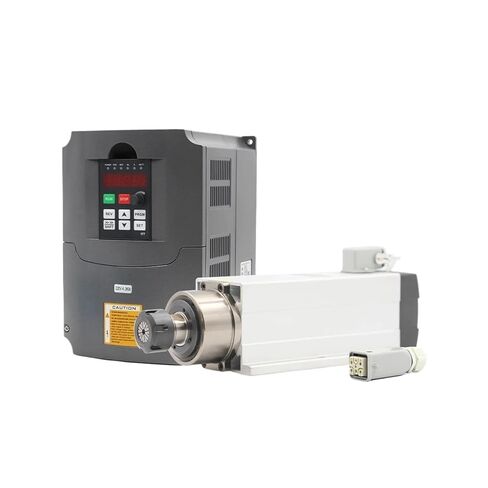 220 فولت/380 فولت 4.0KW ER25 مغزل محرك هواء مع 4KW HY HEVERTER 4 محرك مغزل مربع (380 فولت) in Kuwait