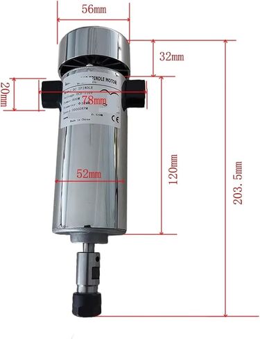 800w 110VDC 20000RPM Spindle Motor in Saudi Arabia