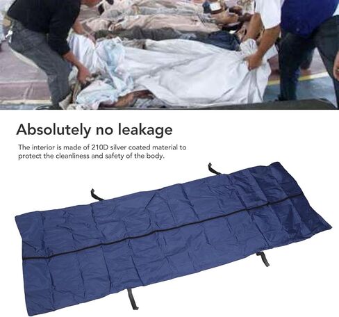 TOPINCN Corpse Storage Bags,Thickened Dead Body Bag,Leakage Body Bag Cadaver Bag Stretcher Body Bags for Cadavers Emergency Storage Body Storage Bag (200 * 90cm) in Saudi Arabia