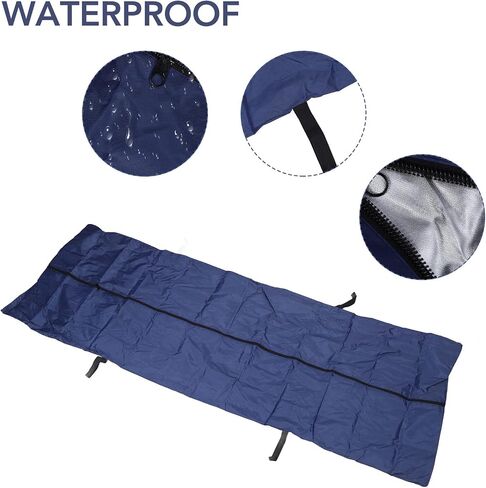 TOPINCN Corpse Storage Bags,Thickened Dead Body Bag,Leakage Body Bag Cadaver Bag Stretcher Body Bags for Cadavers Emergency Storage Body Storage Bag (200 * 90cm) in Saudi Arabia