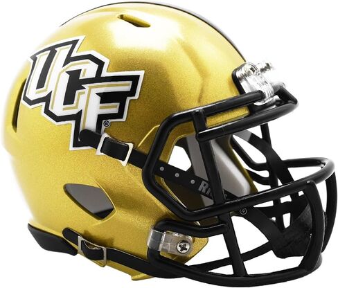 سنترال فلوريدا UCF Knights Gold Revolution SPEED Mini Football Helmet - New in Riddell Box in Saudi Arabia