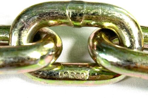 2 عبوة الصف 70 سلسلة أمان المقطورة 36 ​​بوصة مع 1/2 '' Clevis Snap Hook and Chain Retainer | 42400 رطل قوة كسر | سلسلة النقل لسحب | سلاسل أمان المقطورة مع السنانير in Saudi Arabia