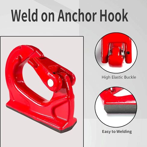 3Ton Welded Hook,Alloy Welded Bucket Hook，Welding Hook for Tow Truck Crane Tractor Weld on Hook 6600 Lbs 2 Pack in Saudi Arabia