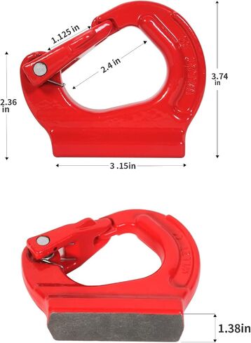 3Ton Welded Hook,Alloy Welded Bucket Hook，Welding Hook for Tow Truck Crane Tractor Weld on Hook 6600 Lbs 2 Pack in Saudi Arabia