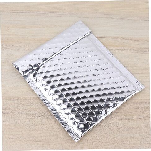 angoily 28pcs حقيبة الفقاعة الفضية من مواد الأليف مواد فيلم الألومنيوم مظاريف أكياس التعبئة والتغليف مقاوم للصدمات لأكياس الفقاعة اللوجستية لتحريك الالتفاف للحماية in Saudi Arabia