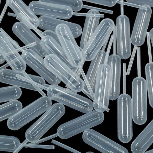120 Pcs 4 ml Cupcake Pipettes, Clear Plastic Dessert Pipettes Mini Squeeze Transfer Dropper Pipettes, Small Dropper for Cupcake, Chocolate, Birthday Party, Holiday Decoration in Saudi Arabia