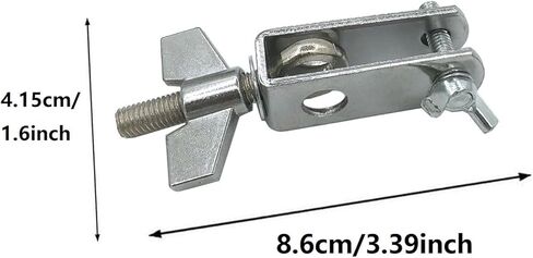 Snare Tom Drum Hoop Mounting Bracket Hardware Parts Metal Universal Connector Holder for All Percussion Cowbell Jam Block Mounting Rods Drum Kit Accessories in Saudi Arabia