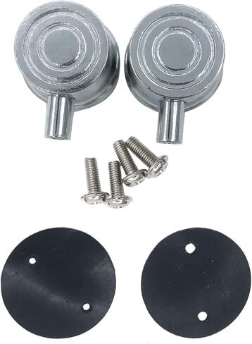 2Pcs Single End Tom Bass Drum Lugs with Mounting Screws Rubber Gaskets, Metal Tom Snare Drum Lugs Replacement Parts Drum Set Hardware Accessory in Saudi Arabia