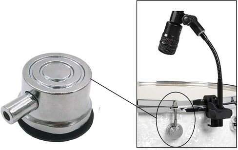 2Pcs Single End Tom Bass Drum Lugs with Mounting Screws Rubber Gaskets, Metal Tom Snare Drum Lugs Replacement Parts Drum Set Hardware Accessory in Saudi Arabia