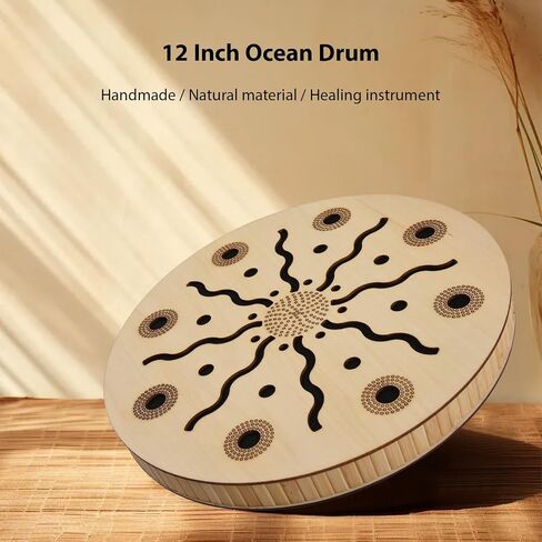 BTUTY 12 بوصة طبل Ocean أسطوانة الإيقاع العرقي أداة الخيزر in Saudi Arabia
