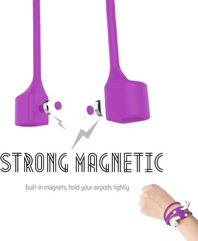 Ultra Strong Magnetic Airpod Pro Strap Anti-Lost Cord Sports Lanyard Compatible with Airpods 3rd 2nd Generation Pro 3 2 1 (Mint) in Kuwait