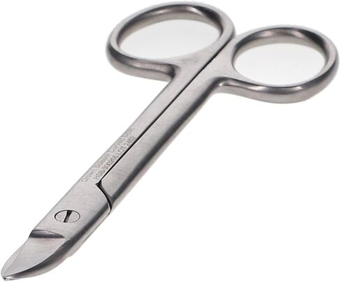 300205 HSB Dental Crown Scissor 4.5'' Curved Serrated in Saudi Arabia