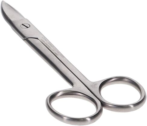 300205 HSB Dental Crown Scissor 4.5'' Curved Serrated in Saudi Arabia