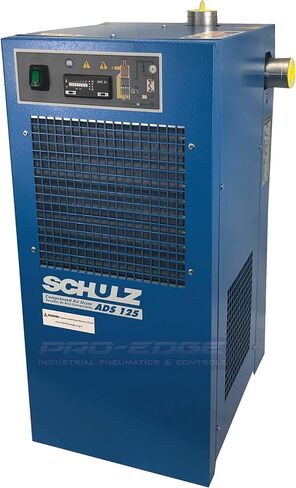 125 CFM Schulz Compressed Air Refrigerated Air Dryer, 20HP, 25HP and 30HP Compressors, Moisture Removing Particulate Filter in Saudi Arabia