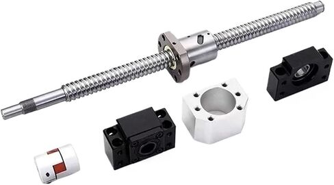 Ball Screw end face Machining Machine Tool Parts SFU2504 Ball Screw C7 with End Machined+Ball Nut + Nut Housing+BK/BF20 End Support+Coupler(500mm) in Saudi Arabia