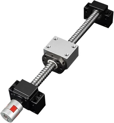 Ball Screw end face Machining Machine Tool Parts SFU2504 Ball Screw C7 with End Machined+Ball Nut + Nut Housing+BK/BF20 End Support+Coupler(500mm) in Saudi Arabia