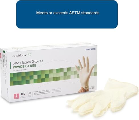 McKesson Cofererm® LaTex Exam Flove ، Small ، Ivory in Saudi Arabia