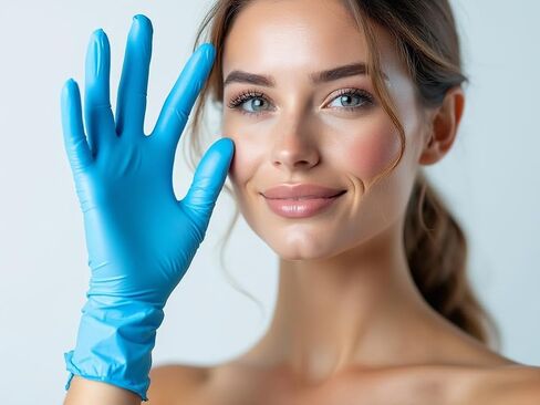 Nitrile Exam Gloves 100 Count Latex Free Powder Free Disposable Textured Grip for Medical and Food Use in Saudi Arabia