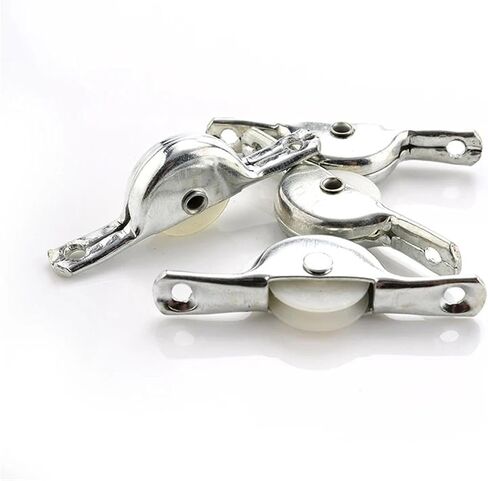 2PCS Sliding Door Roller Wardrobe Copper Runners Window Caster Wheel Pulley for Cabinet Furniture Hardware in Saudi Arabia