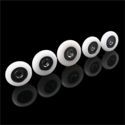 8pcs Shower Door Rollers/Runners/Spares 19/20/23/24/25/26/27mm Wheels Diameter, 5mm Hole(23mm) in Saudi Arabia