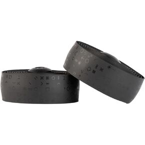 Burgh Classic Bar Tape, Hieroglyph Stealth, Black in Saudi Arabia