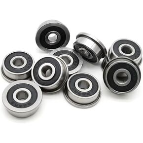 10Pcs F623 RS Bearing for VORON 0 3x10x4 ABEC-7 Voron 3D Flanged Bearing F623-RS Ball Bearings F623RS 3D Print Bearings in Kuwait