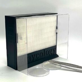 Mycology Mini Laminar Flow Hood with Plexiglass Sides - 3D Printed from Recycled Plastic in Saudi Arabia