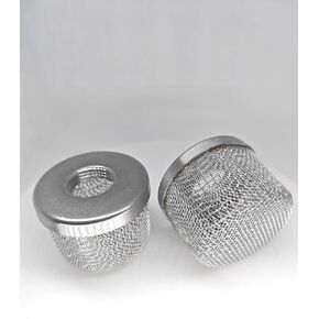 2-Pack181073 181-073 مرشح شاشة مصفاة مدخل مع 1/2 "من الفولاذ المقاوم للصدأ لخيط NPT للاختراء الطلاء Airless 455 495 Ultra 500 Ultra Max 695 in Kuwait