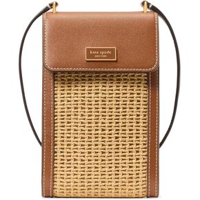kate spade new york Serena Spade Flower Coated Canvas ns Phone Crossbody, Black Multi in Saudi Arabia