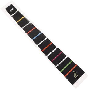 Toyandona Cello Fingorboard Tape 1 ورقة إصبع مؤشرات الملصقات ملصقات تشيلو الحنق علامة الإصبع 4/4 Cello Filboard Fert Fret دليل الرسم البياني للإصبع للتشيلو الأسود الأصابع in Kuwait