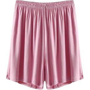 شورت بيجاما من القطن للنساء شورتات ناعمة ناعمة غير رسمية واسعة الساق خفيفة الوزن صالة مريحة PJ Bermuda بنطلون in Kuwait