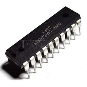 5PCS AT89C2051-24PU DIP20 AT89C2051-24 DIP AT89C2051 New and Original IC in Saudi Arabia